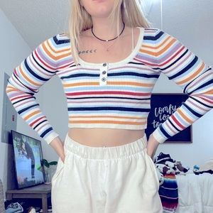American Eagle Cropped Sweater